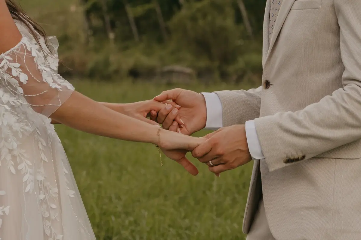 Ringwechsel im Freien